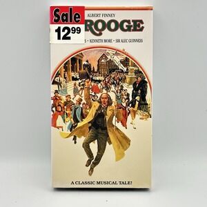 SCROOGE VHS 1991 DAME EDITH EVANS ALBERT‎ FINNEY Fox Video